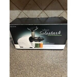 Tribest Solostar 4 Horizontal Slow Masticating Juicer SS-4200 New